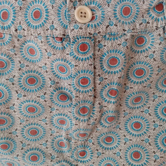 Vintage Cotton Ginny Skirt Size 7 29"W Retro Dot Flower Made in Hong Kong - Picture 3 of 14